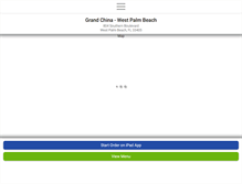 Tablet Screenshot of grandchinawestpalmbeach.com